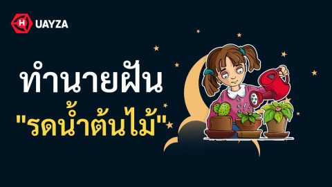 ฝันว่ารดน้ำต้นไม้