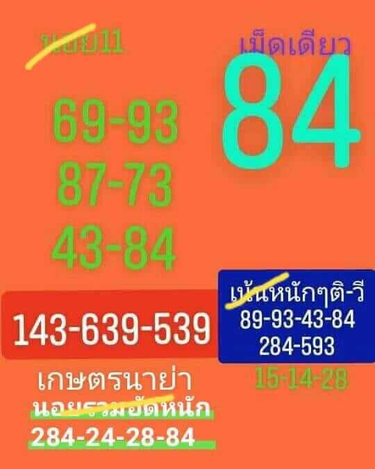 หวยฮานอย 11-9-66 ชุด7