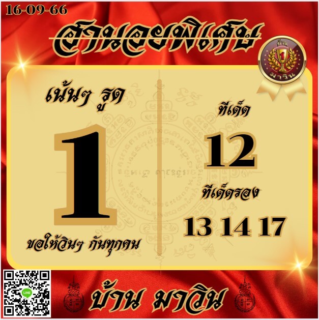 หวยฮานอย 16-9-66 ชุด4