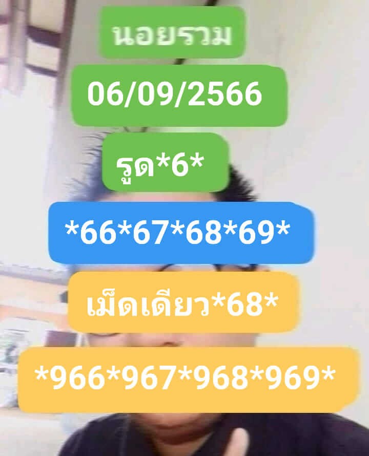 หวยฮานอย 6-9-66 ชุด5