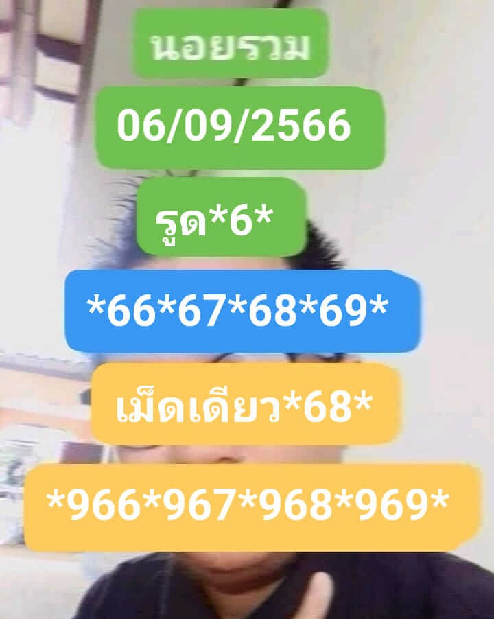 หวยฮานอย 6-9-66 ชุด6