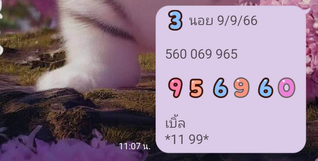 หวยฮานอย 9-9-66 ชุด10