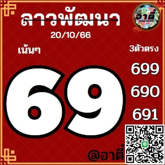 หวยลาว 20-10-66 ชุด5