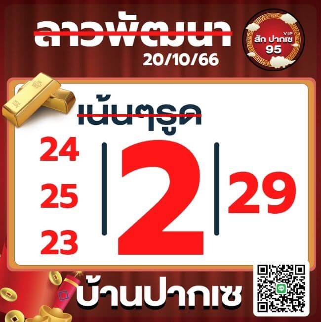 หวยลาว 20-10-66 ชุด9