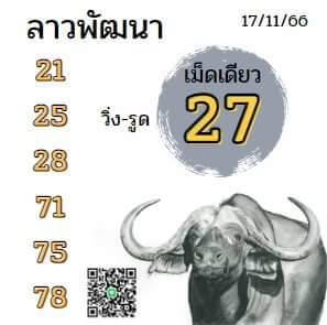 หวยลาว 17-11-66 ชุด3