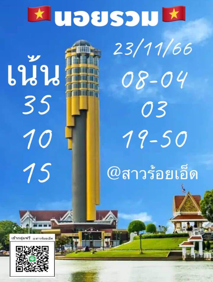 หวยฮานอย 23-11-66 ชุด6