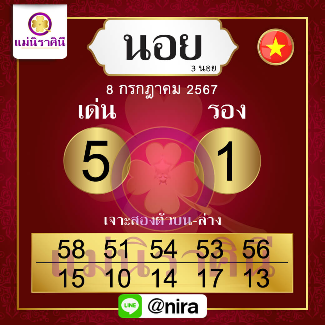 หวยฮานอย 8-7-67 ชุด9