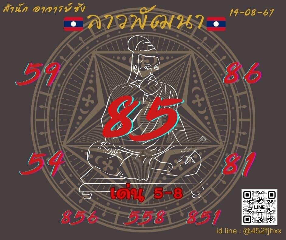 หวยลาว 14-8-67 ชุด6