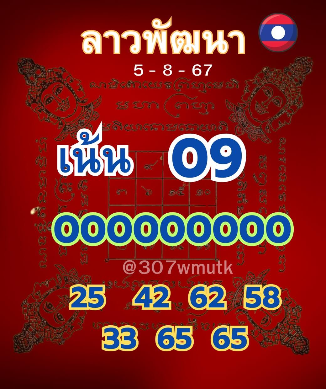 หวยลาว 5-8-67 ชุด8