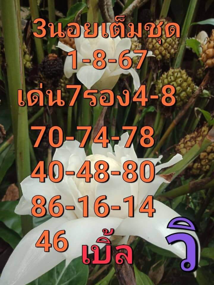 หวยฮานอย 1-8-67 ชุด4