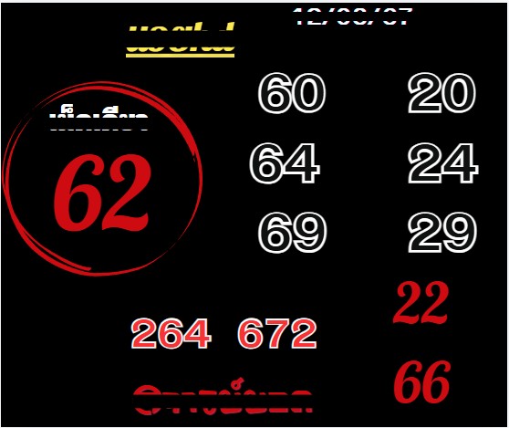 หวยฮานอย 12-8-67 ชุด4