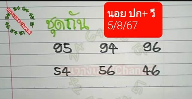 หวยฮานอย 5-8-67 ชุด7