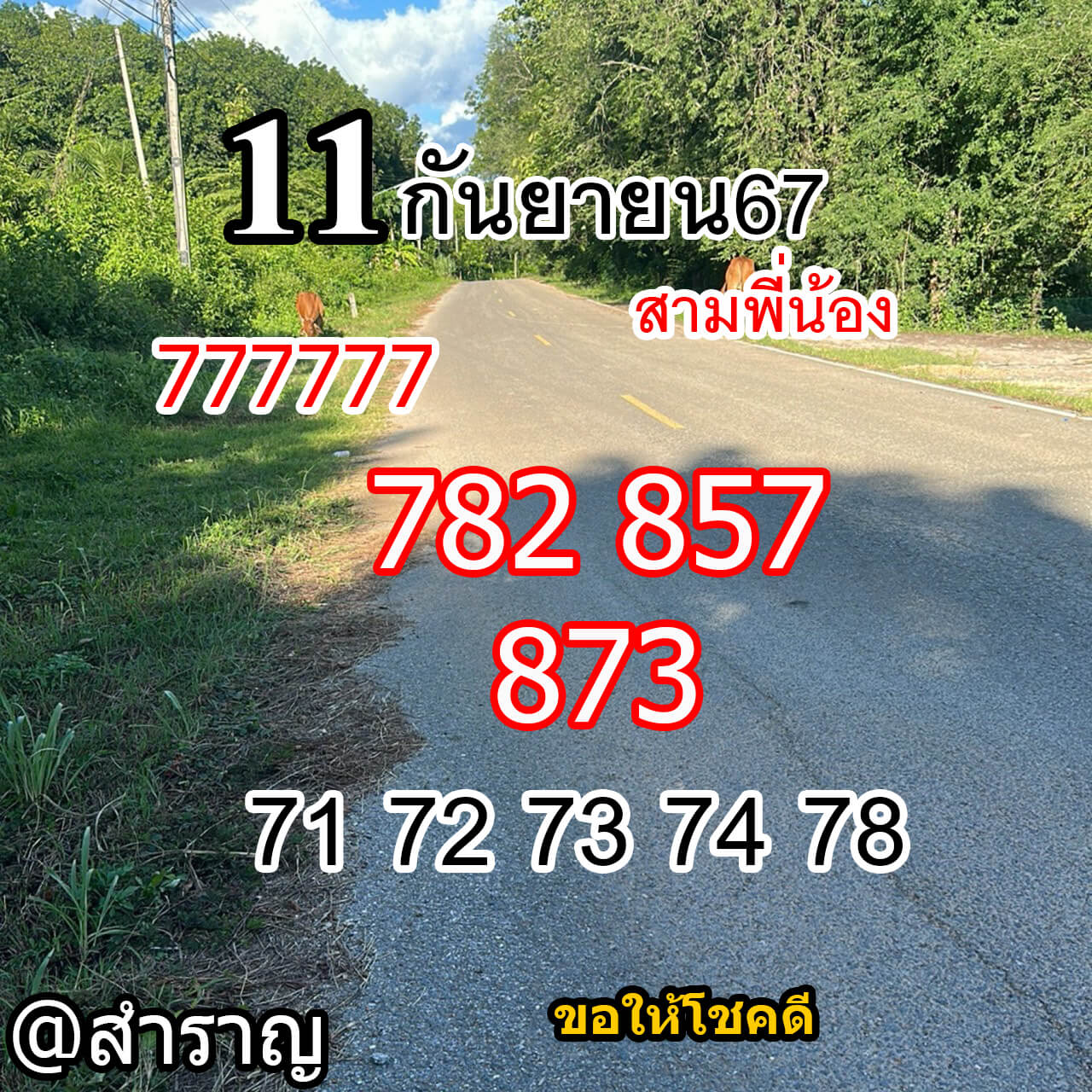 หวยฮานอย 11-9-67 ชุด5