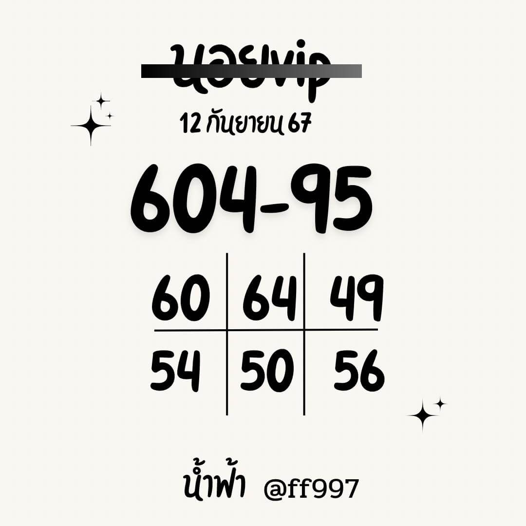 หวยฮานอย 12-9-67 ชุด4