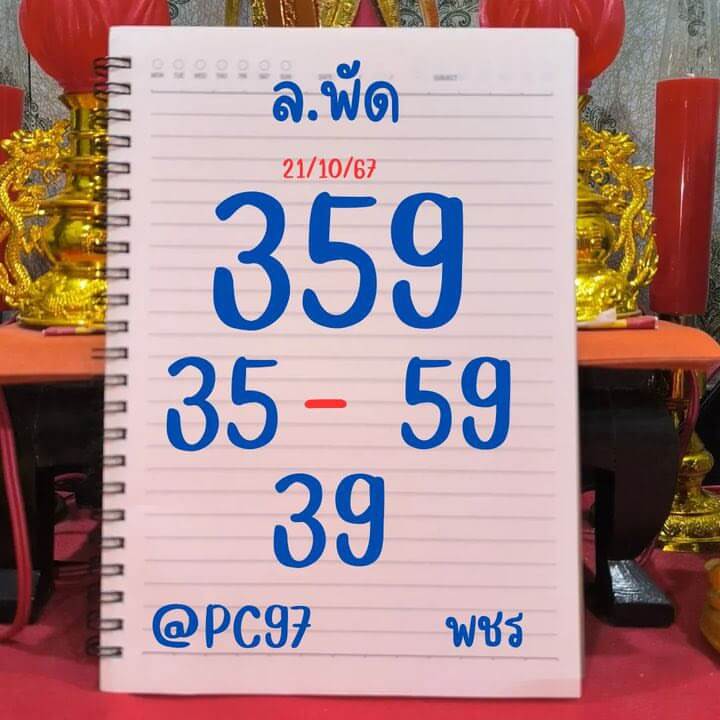 หวยลาว 21-10-67 ชุด10