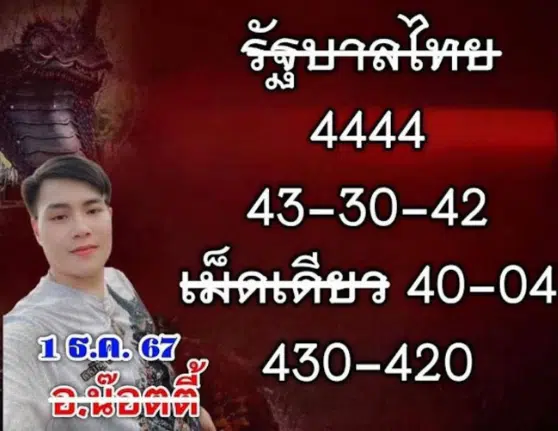 เลขเด็ดอาจารย์น็อตตี้