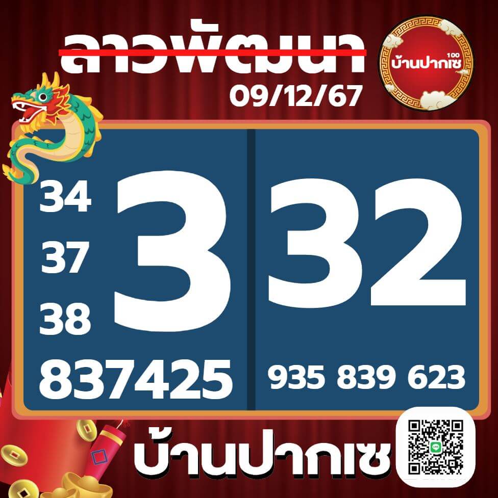 หวยลาว 9-12-67 ชุด7