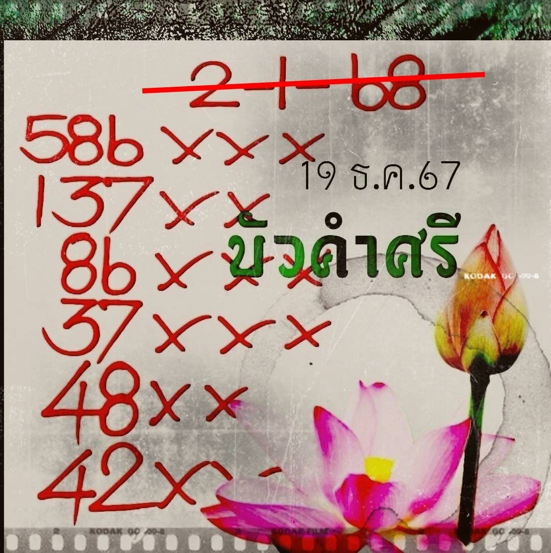 เลขเด็ดบัวคำศรี