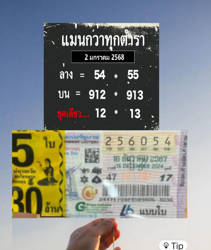 เลขเด็ดแม่นกว่าทุกตำรา