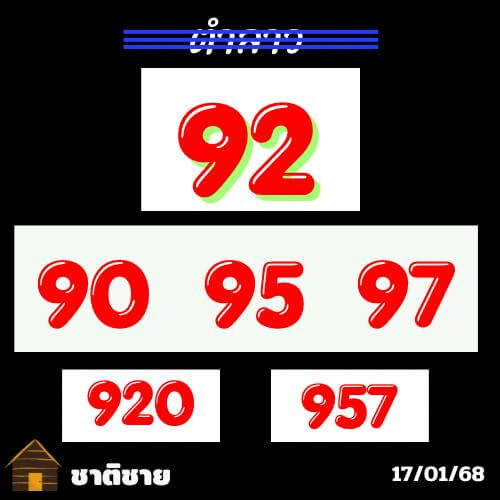 หวยลาว 17-1-68 ชุด9