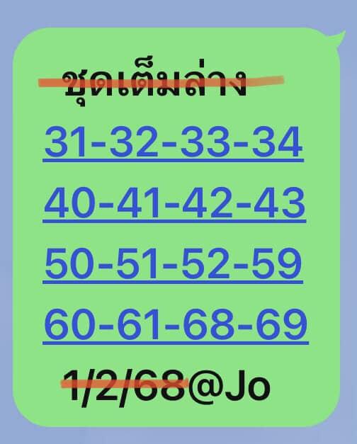 เลขเด็ดนายโจ