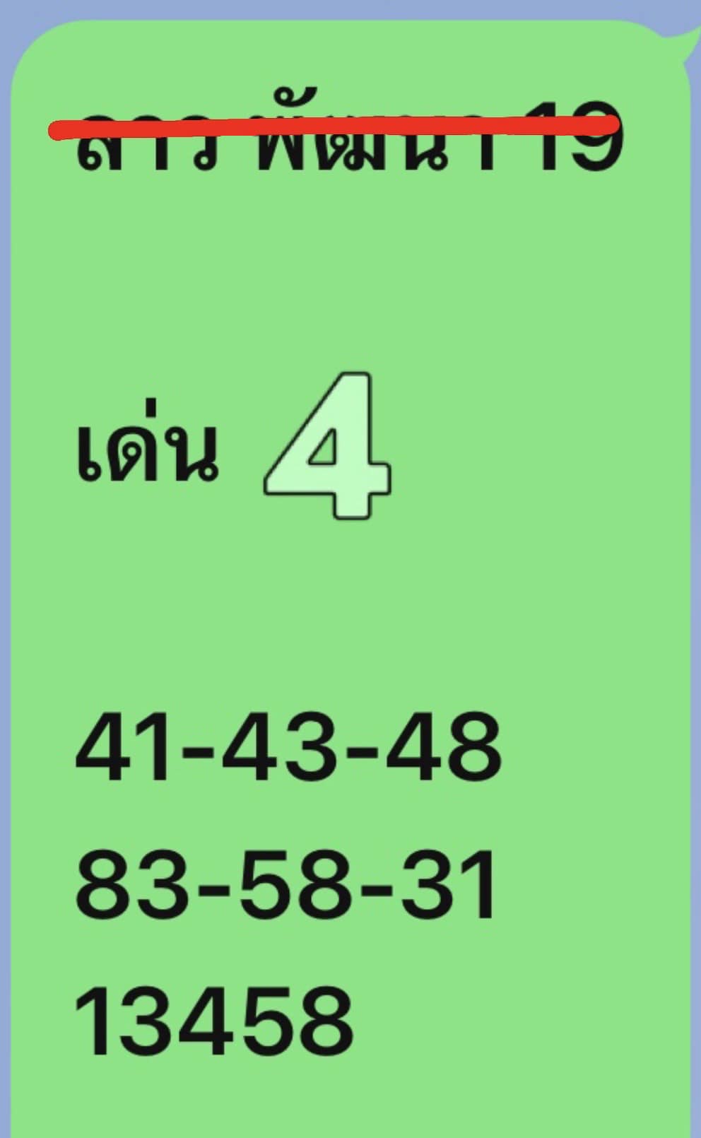 หวยลาว 19-2-68 ชุด4