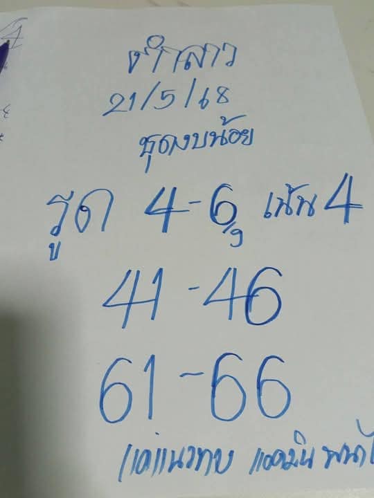 หวยลาว 21-5-68 ชุด6