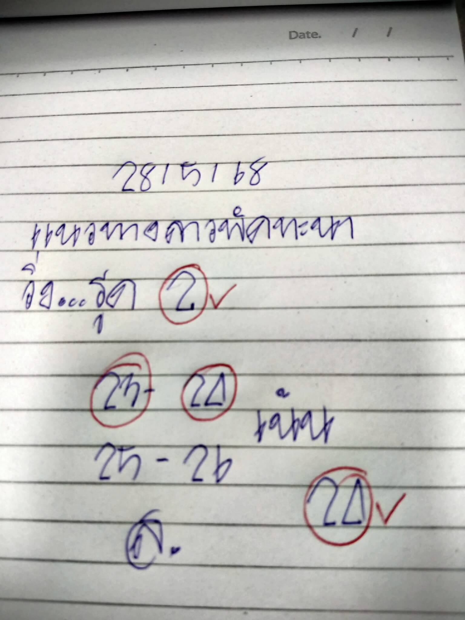หวยลาว 28-5-68 ชุด7
