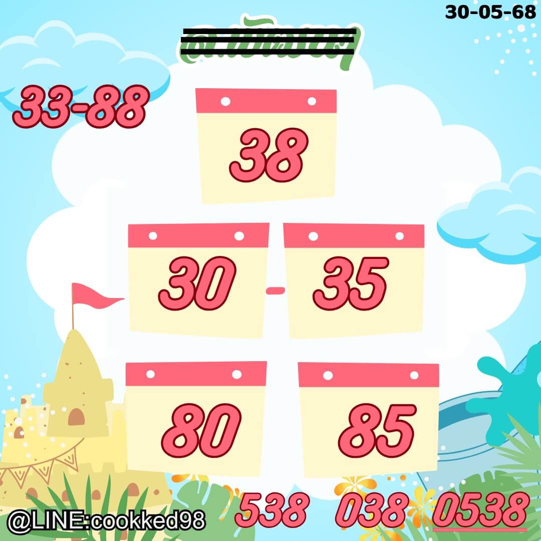 หวยลาว 30-5-68 ชุด8