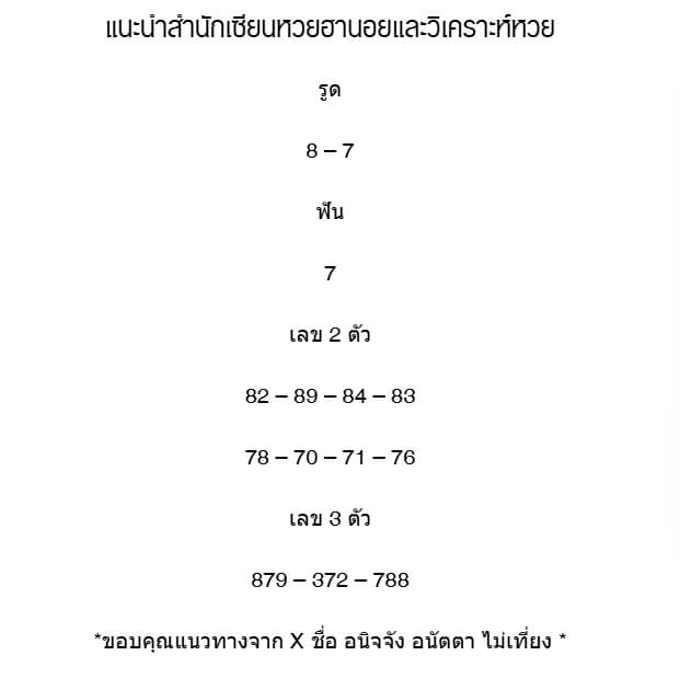 หวยฮานอย 7-6-68 ชุด7