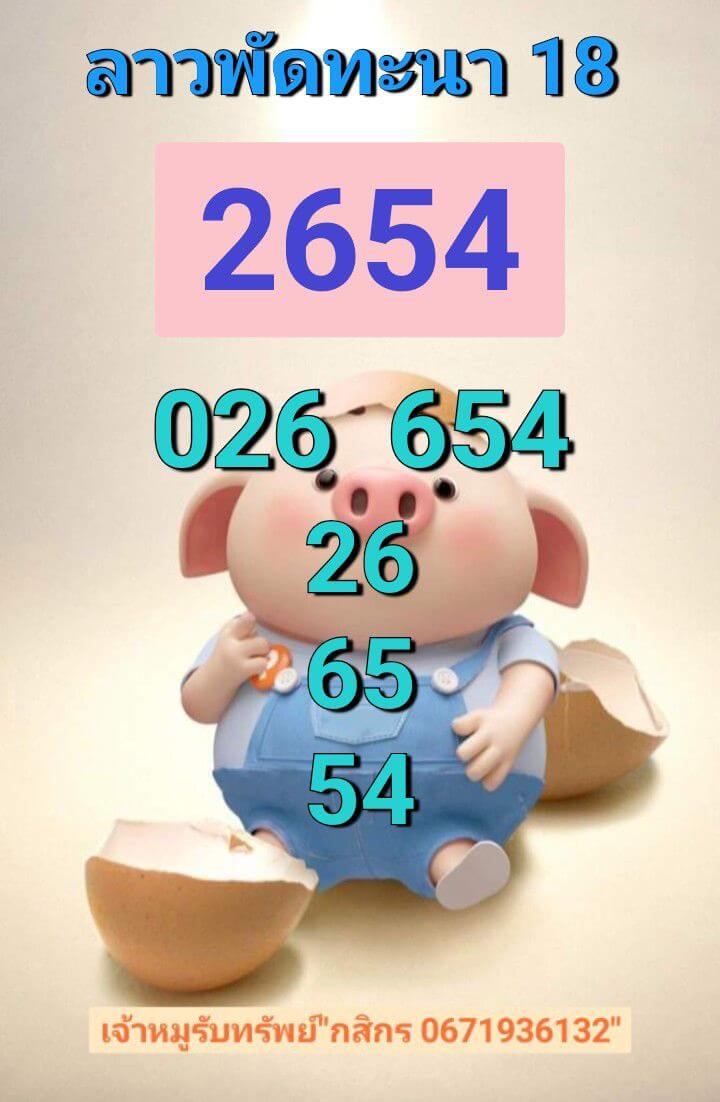 หวยลาว 18-7-68 ชุด4