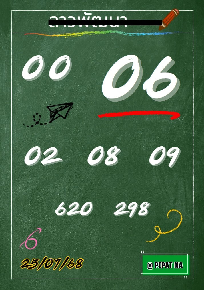 หวยลาว 25-7-68 ชุด9