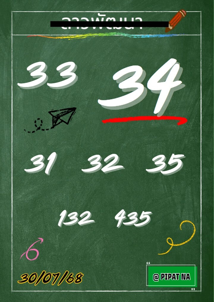 หวยลาว 30-7-68 ชุด3