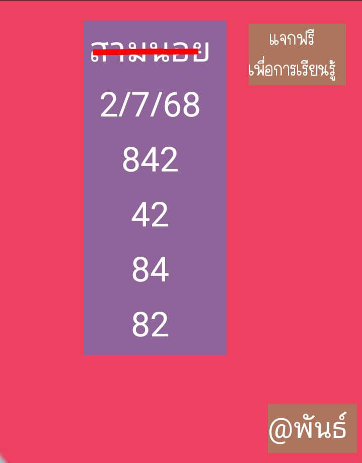 หวยฮานอย 2-7-68 ชุด6