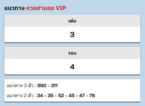 หวยฮานอย 9-7-68 ชุด6