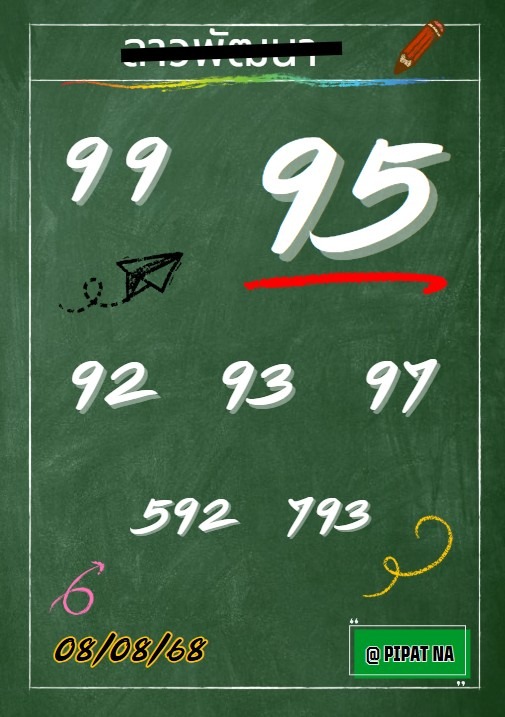 หวยลาว 8-8-68 ชุด9