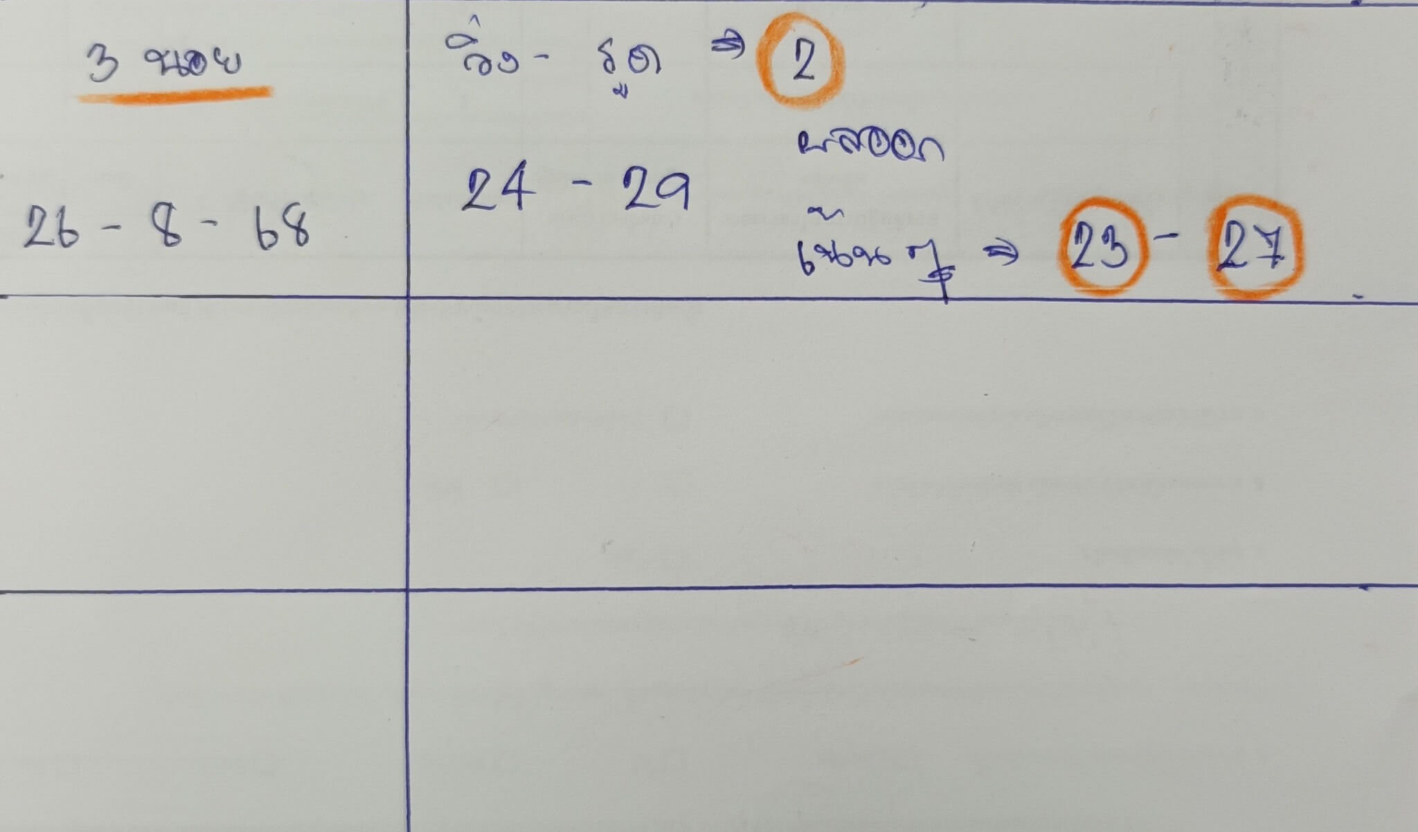 หวยฮานอย 26-8-68 ชุด1