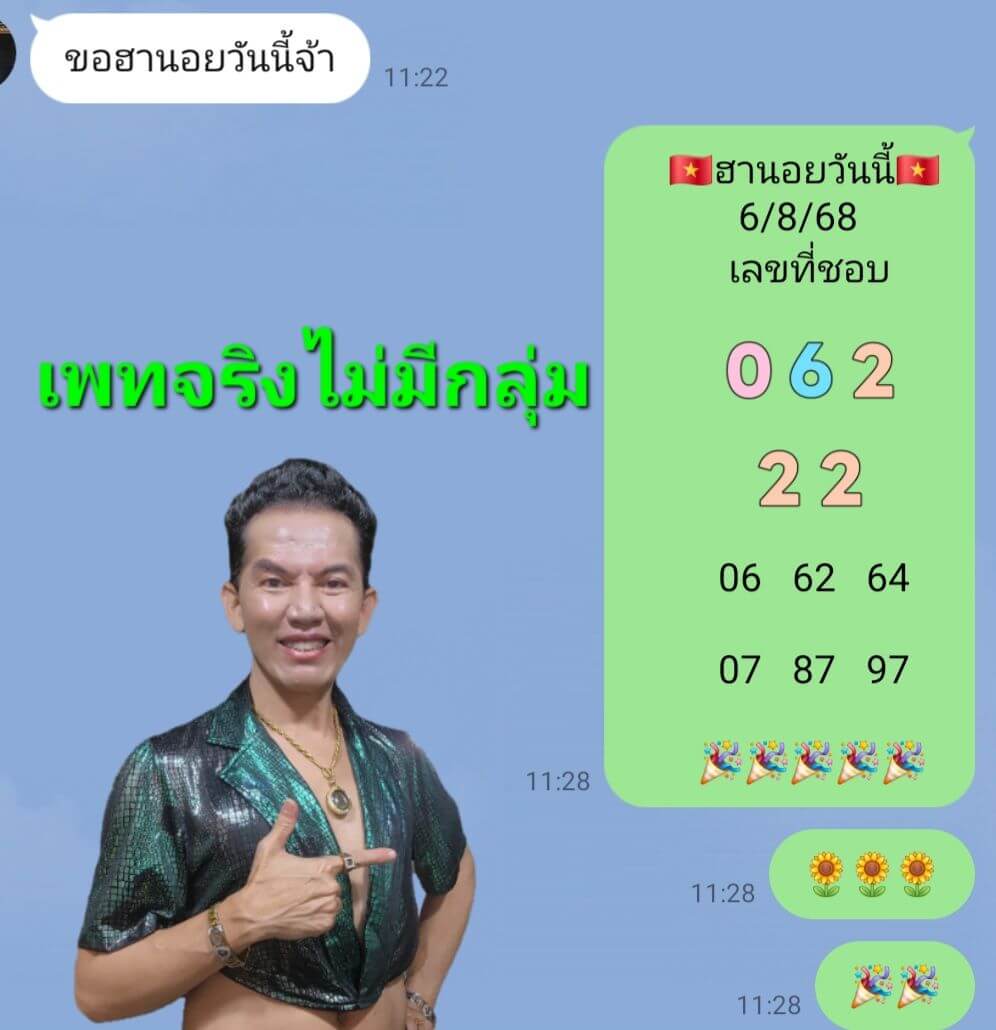หวยฮานอย 6-8-68 ชุด7