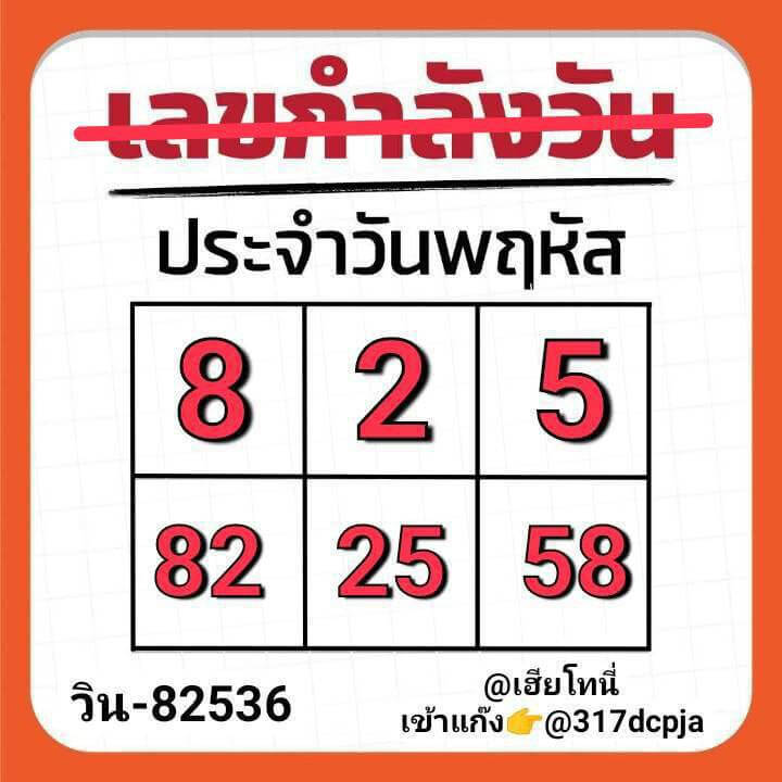 หวยฮานอย 25-9-68 ชุด10
