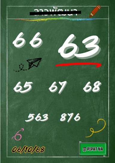 หวยลาว 6-10-68 ชุด2