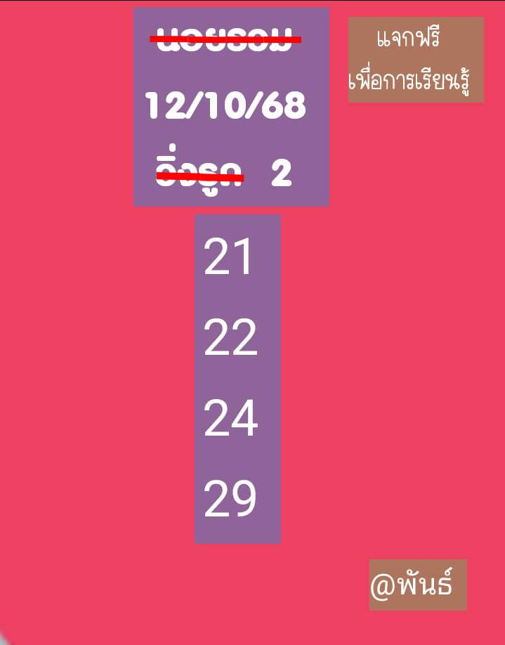 หวยฮานอย 12-10-68 ชุด2