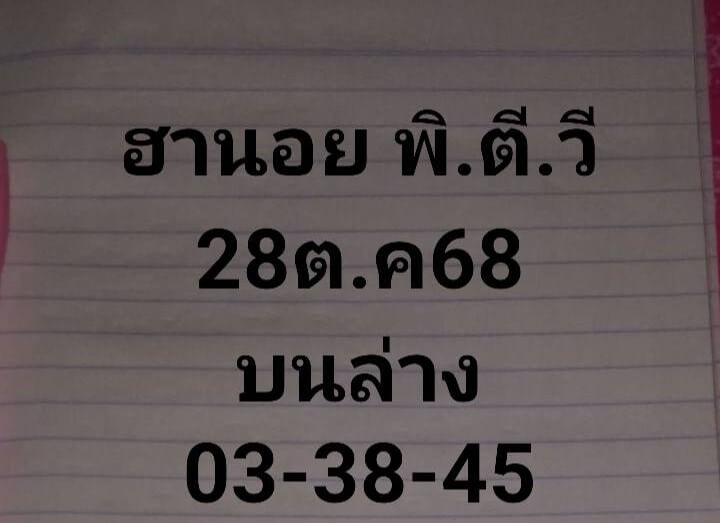 แนวทางหวยฮานอย 28/10/68 แนวทางหวยฮานอยวันนี้ออก งวดวันที่ 28 ตุลาคม 2568 หวยฮานอย 28-10-68 ชุด3