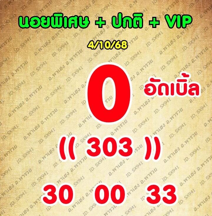 แนวทางหวยฮานอย 4/10/68 แนวทางหวยฮานอยวันนี้ออก งวดวันที่ 4 ตุลาคม 2568 หวยฮานอย 4-10-68 ชุด10