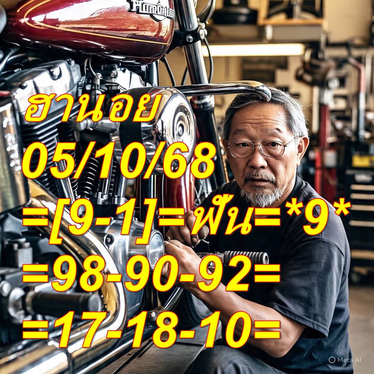 หวยฮานอย 5-10-68 ชุด9