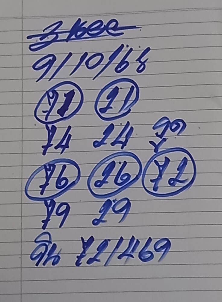 หวยฮานอย 9-10-68 ชุด1