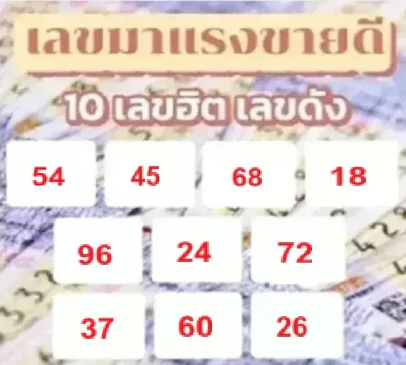 เลขเด็ดขายดีเชียงใหม่ 1/10/68