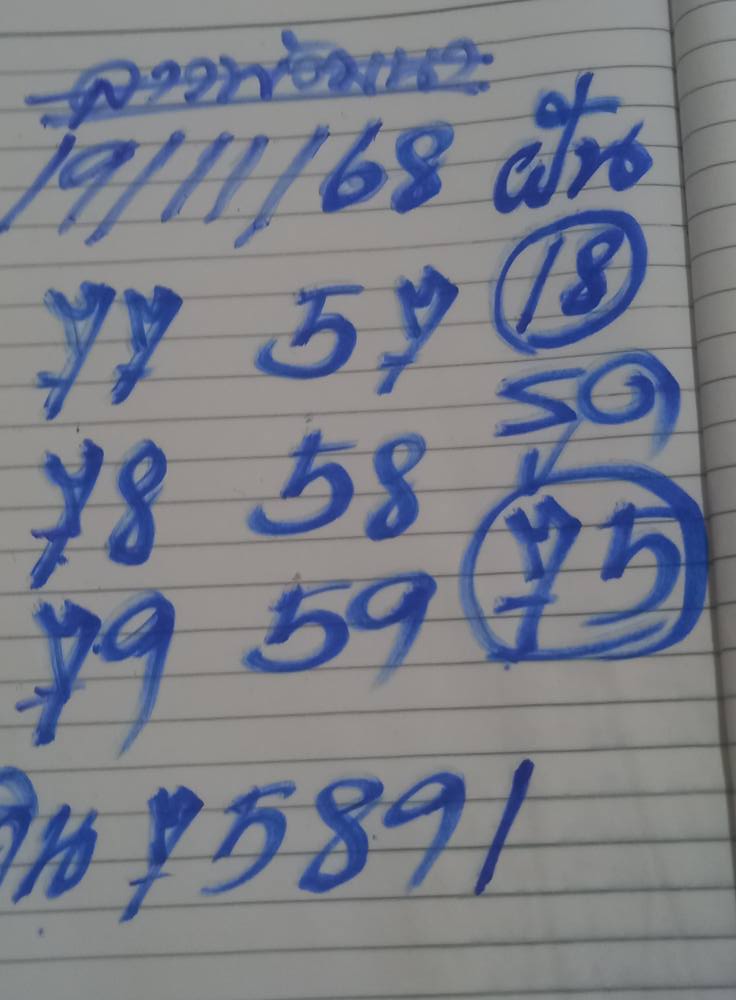 หวยลาว 19-11-68 ชุด3