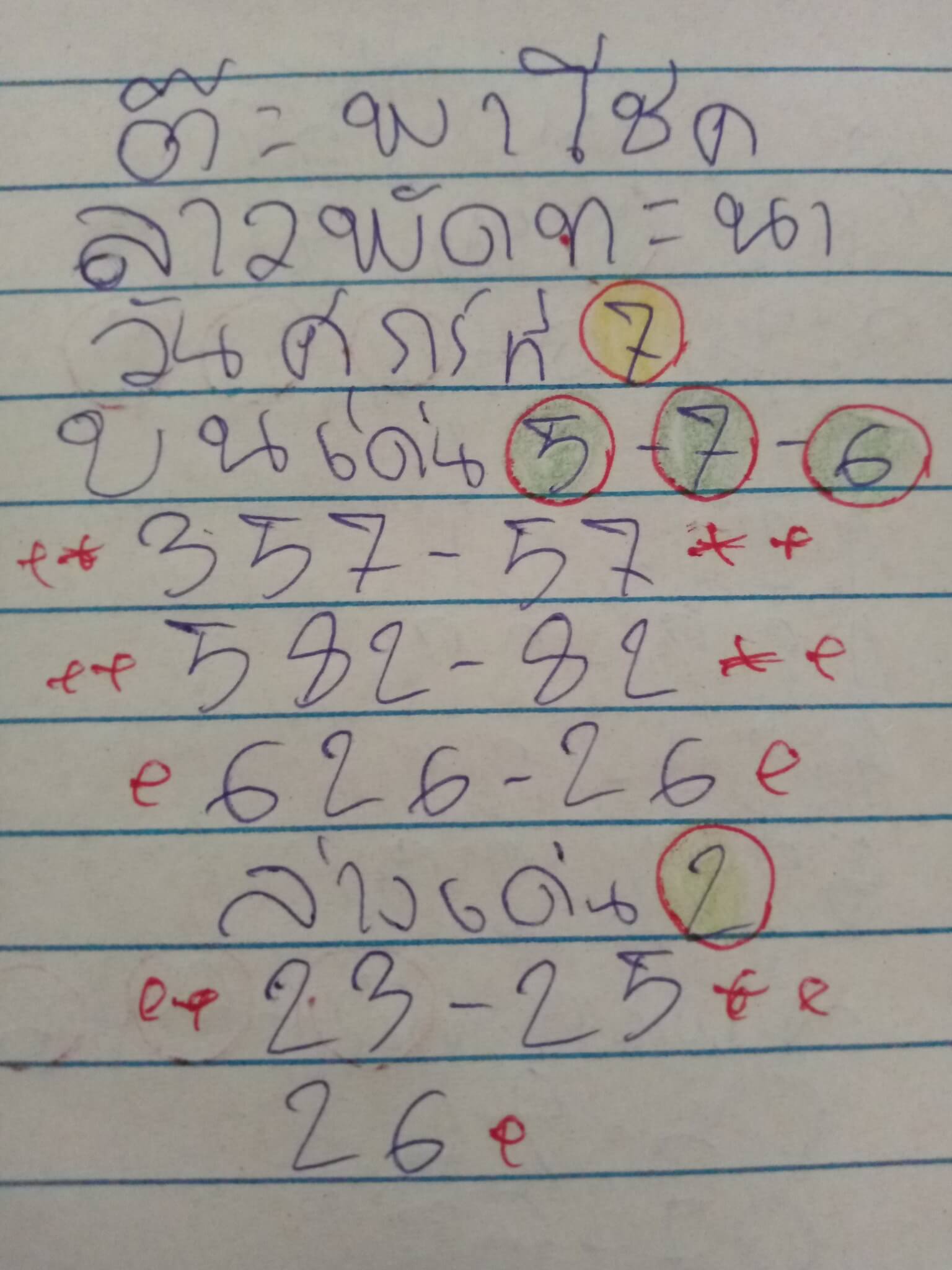 หวยลาว 7-11-68 ชุด9