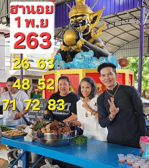 แนวทางหวยฮานอย 1/11/68 แนวทางหวยฮานอยวันนี้ออก งวดวันที่ 1 พฤศจิกายน 2568 หวยฮานอย 1-11-68 ชุด7