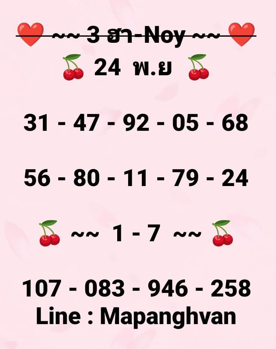 แนวทางหวยฮานอย 24/11/68 แนวทางหวยฮานอยวันนี้ออก งวดวันที่ 24 พฤศจิกายน 2568 หวยฮานอย 24-11-68 ชุด5